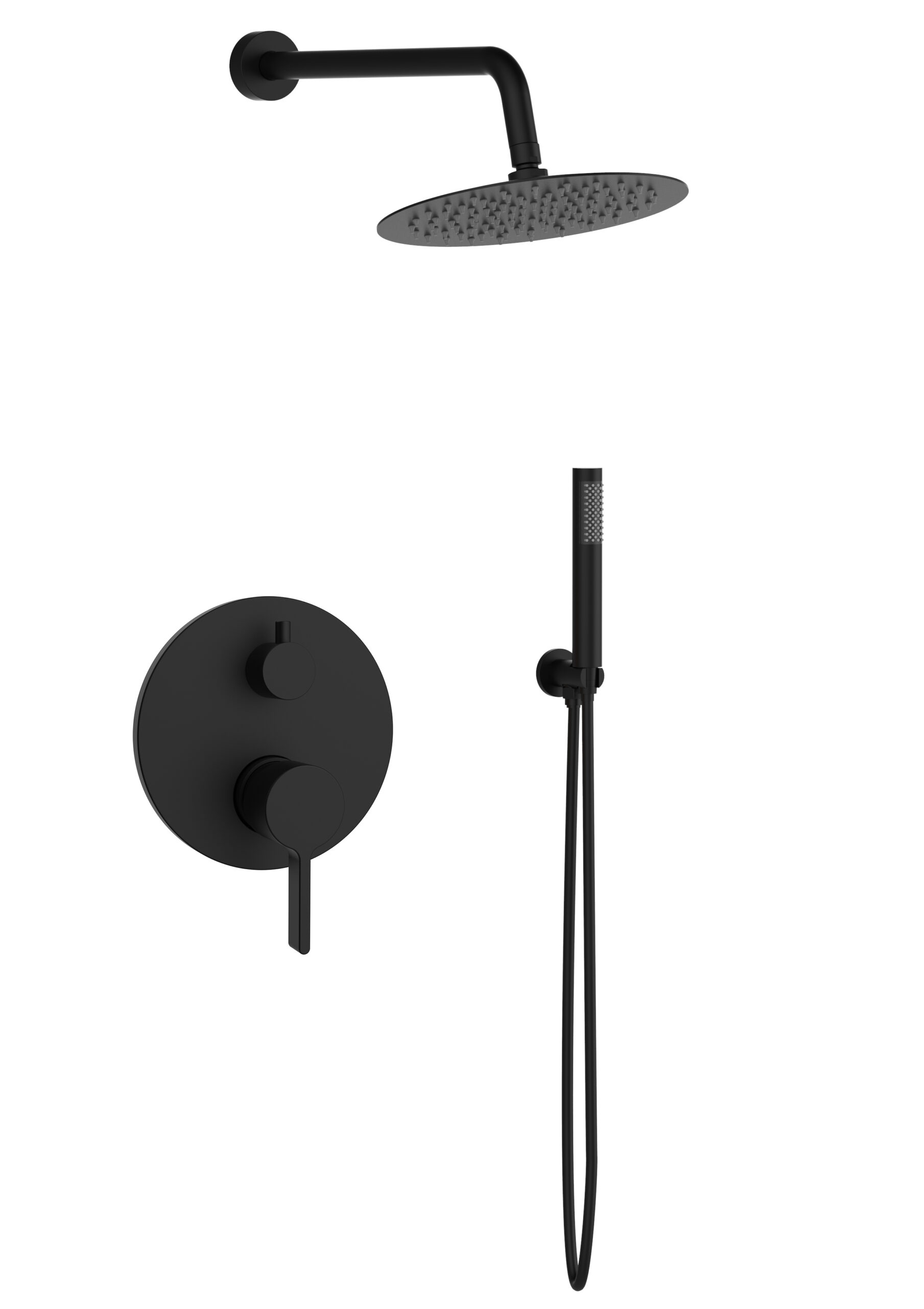 Conjunto de ducha empotrado Lluvibath Bambú monomando - Imagen 2