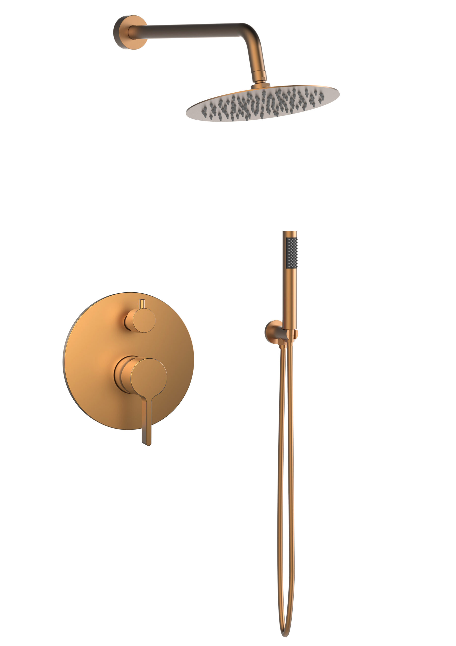Conjunto de ducha empotrado Lluvibath Bambú monomando - Imagen 3