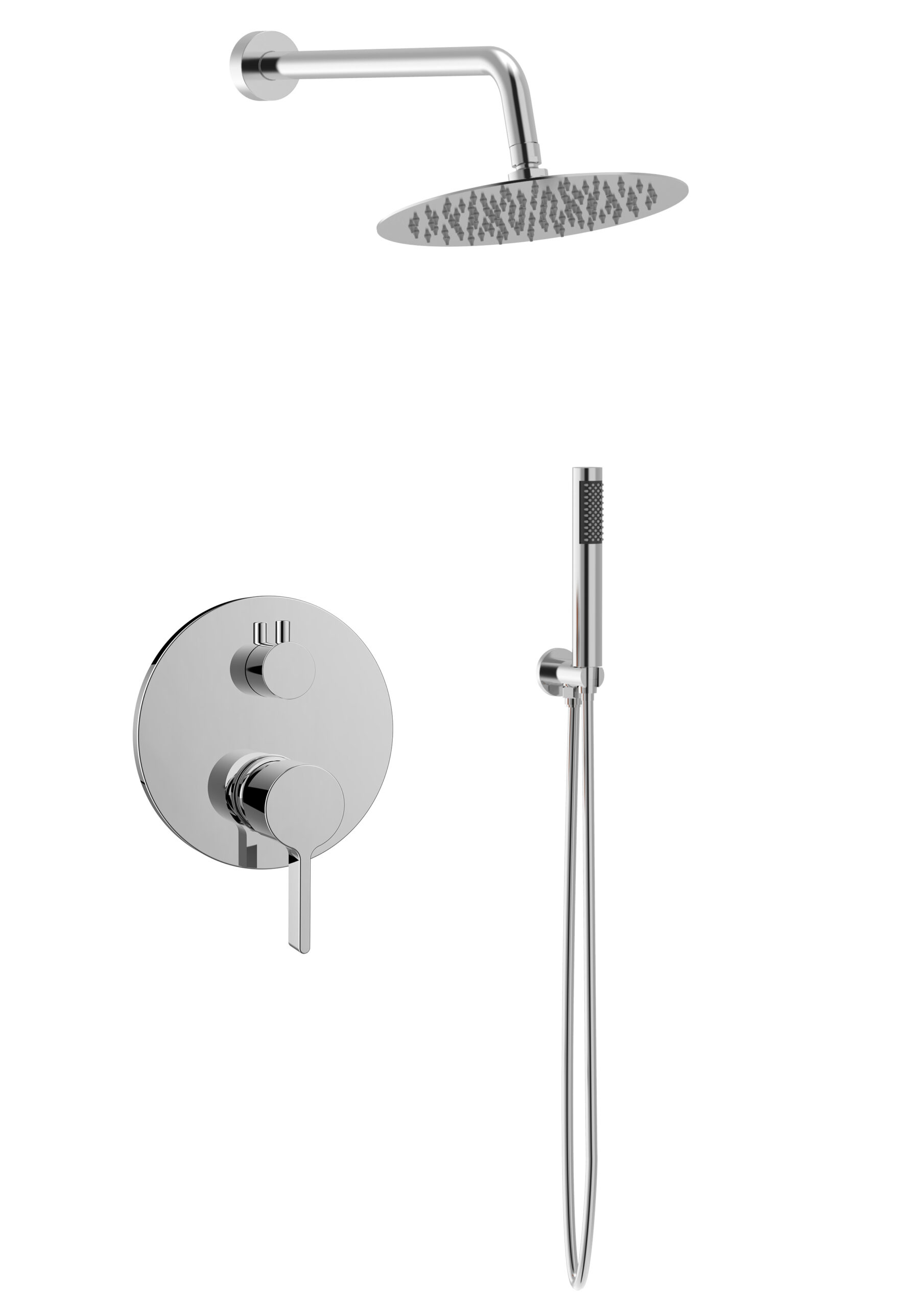 Conjunto de ducha empotrado Lluvibath Bambú monomando